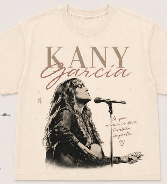 🎶✨ CAMISETA KANY GARCÍA – MÚSICA QUE SE SIENTE 🖤🔥