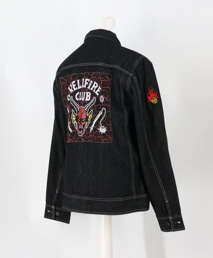 🧥⚡ Chaqueta Jean Stranger Things