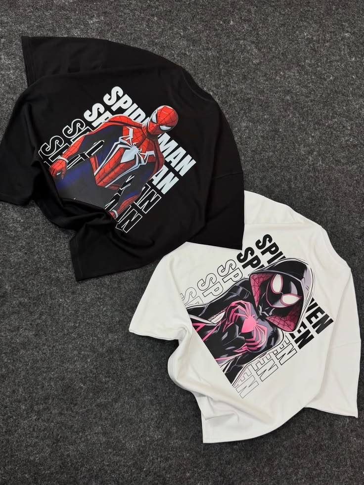 🕷️🕸️ CAMISETA SPIDER-MAN – EL HÉROE DE TU OUTFIT ❤️🖤