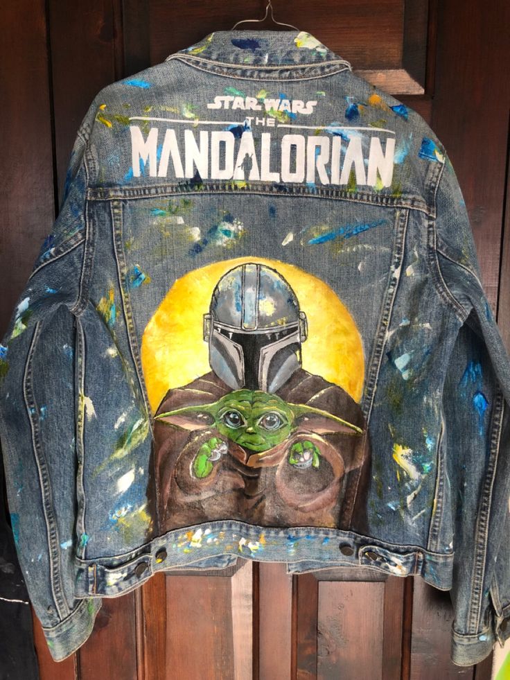 🌌🧥 CHAQUETA JEAN THE MANDALORIAN – THIS IS THE WAY 🔥⚔️