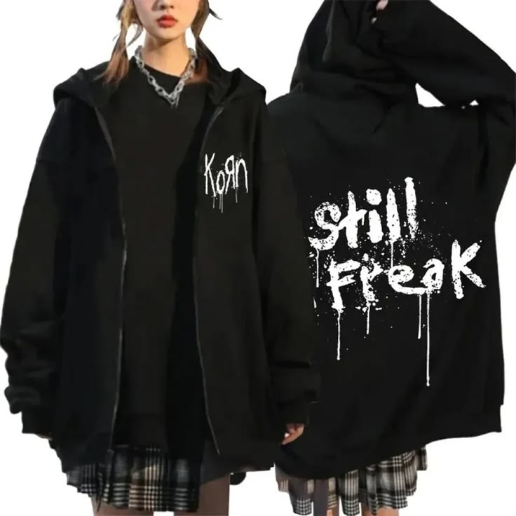 🎸🔥 ZIP-HOODIE KORN – EVOLUTION KORN EDITION 🔥🎸