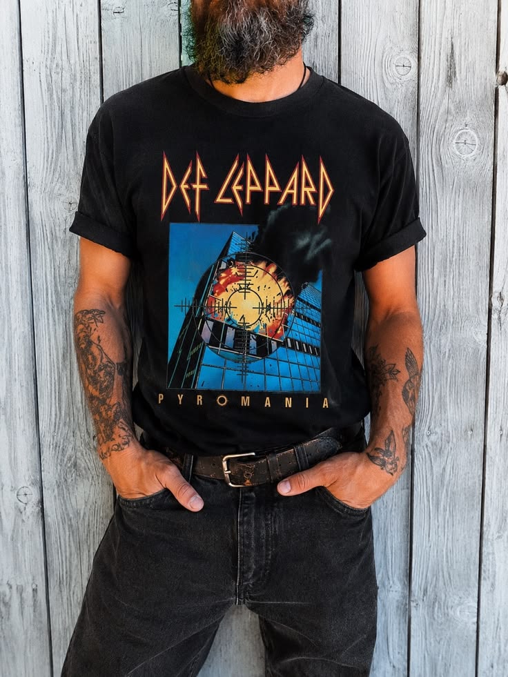 🐆🔥 CAMISETA DEF LEPPARD – EL ROCK NUNCA PASA DE MODA 🎸⚡