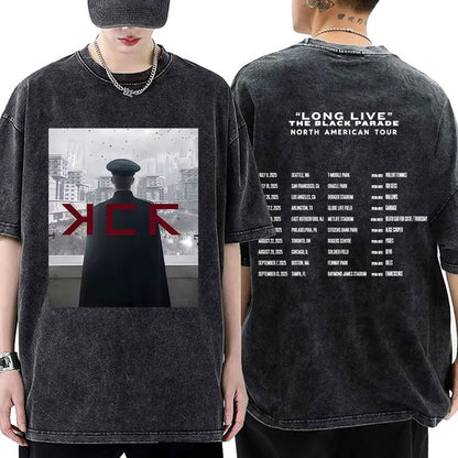 🖤Camiseta Acid Wash MY CHEMICAL ROMANCE⚡