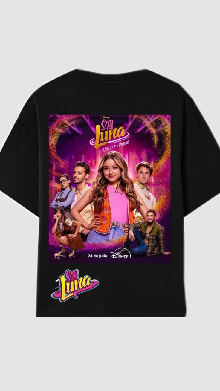👕💖 CAMISETA SOY LUNA – EL ESTILO QUE TE HACE BRILLAR 🛼✨