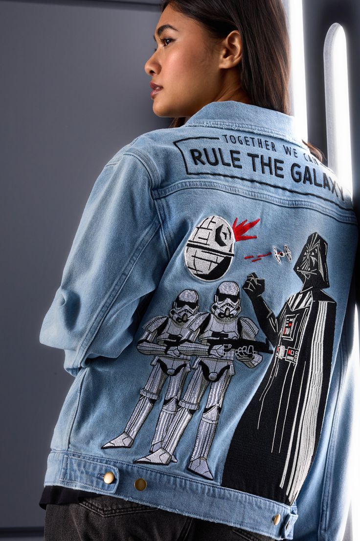 🌌🧥 CHAQUETA JEAN THE MANDALORIAN – THIS IS THE WAY 🔥⚔️