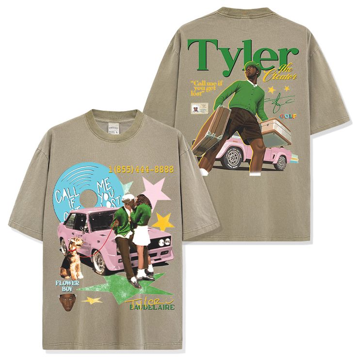 🌸🎤 CAMISETA TYLER, THE CREATOR – ESTÉREO PICNIC 2026 🖤✨
