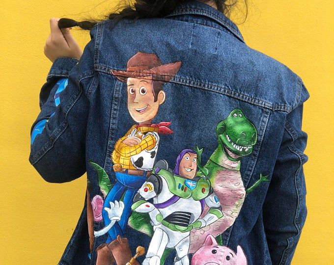 🤠🧥 CHAQUETA JEAN TOY STORY – DENIM NOSTALGIA 🔥🚀