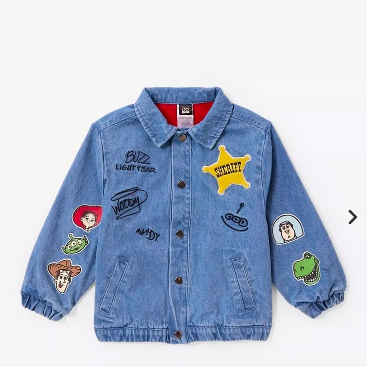 🤠🧥 CHAQUETA JEAN TOY STORY – DENIM NOSTALGIA 🔥🚀