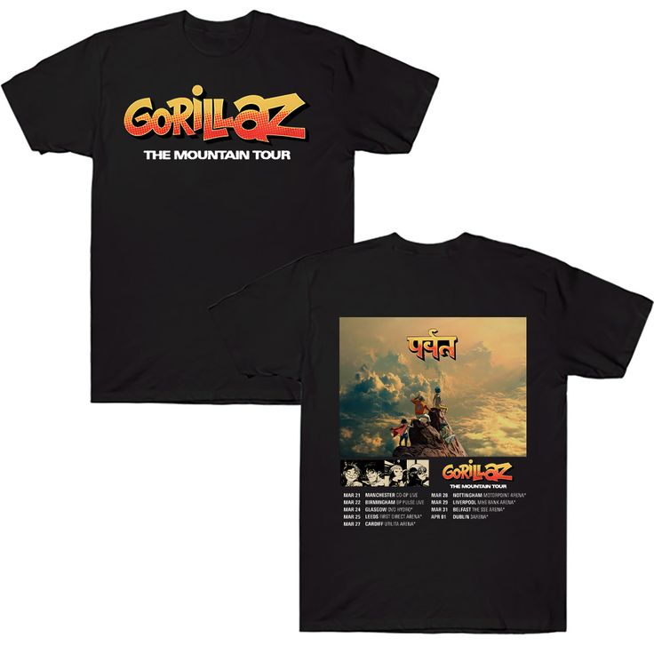 🎧🎨 CAMISETA GORILLAZ – VIBRA ALTERNATIVA 🔥