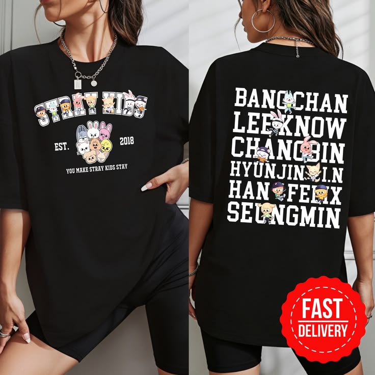 👕🖤 CAMISETA STRAY KIDS – EL ESTILO QUE TODO STAY QUIERE 🔥✨