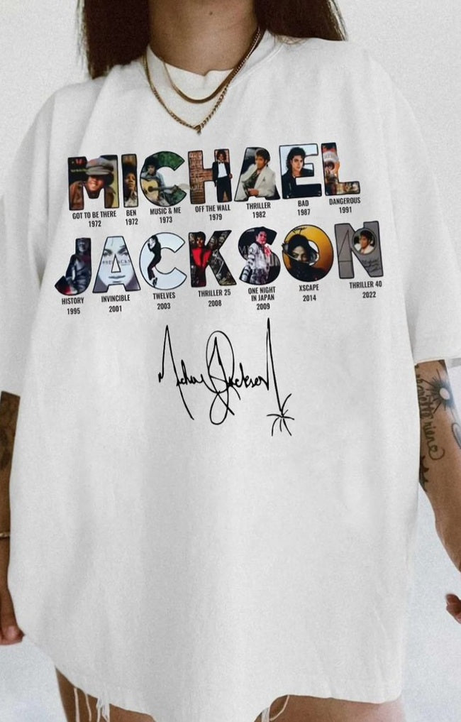 🕺🔥 CAMISETA MICHAEL JACKSON – EDICIÓN ÍCONO DEL POP 👑✨