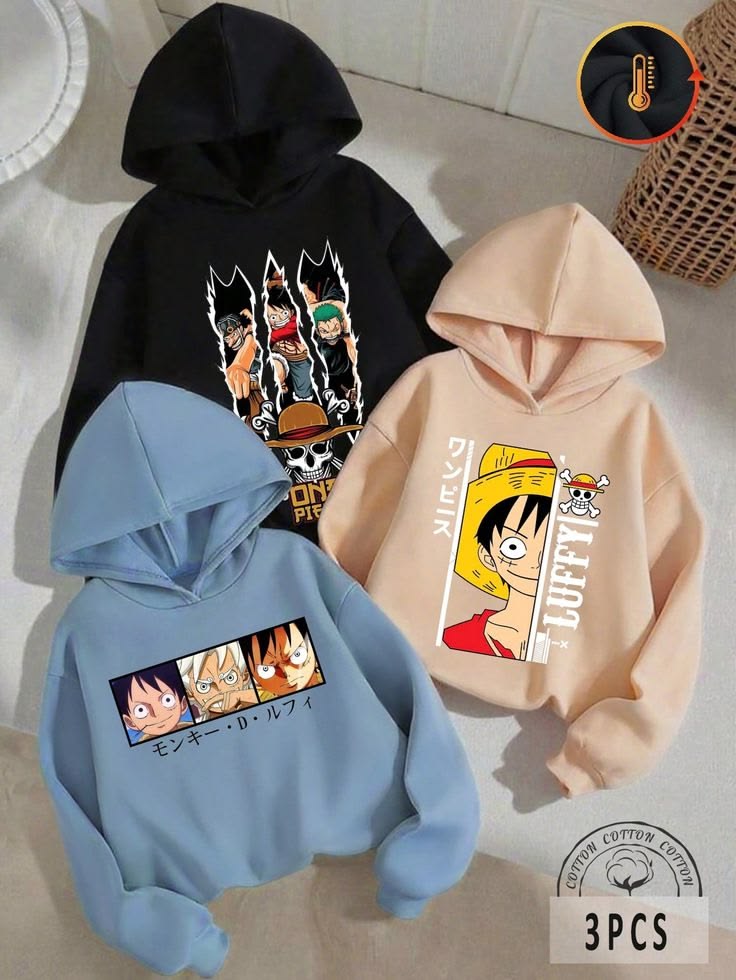 🏴‍☠️🖤 HOODIE ONE PIECE – ELBAPH | LA LEYENDA CONTINÚA ⚔️✨