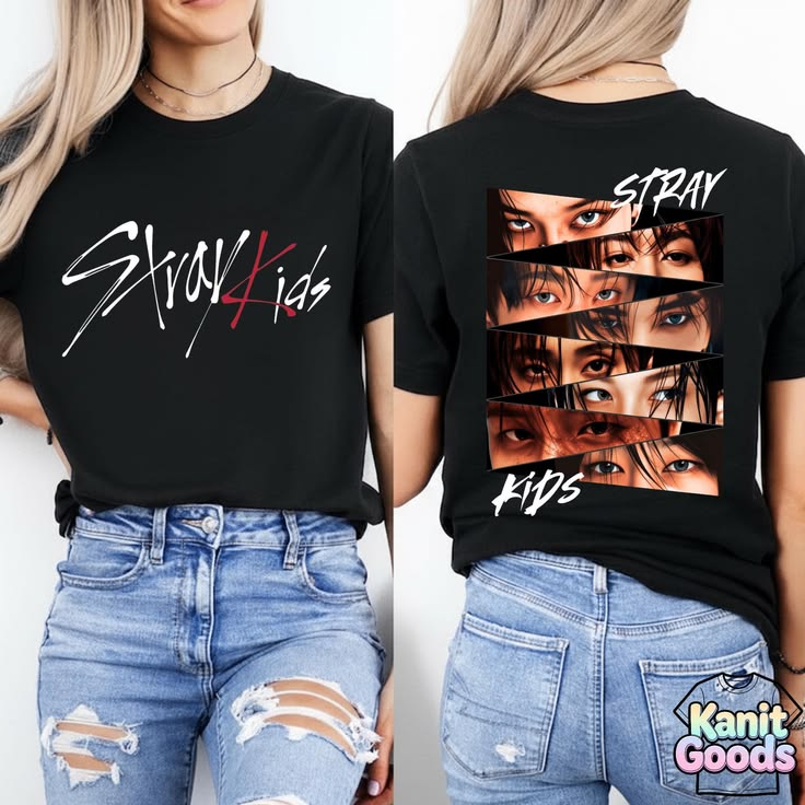 👕🖤 CAMISETA STRAY KIDS – EL ESTILO QUE TODO STAY QUIERE 🔥✨