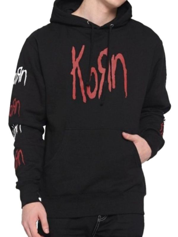 🎸🔥 HOODIE KORN –🔥🎸