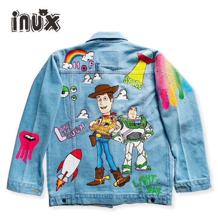 🤠🧥 CHAQUETA JEAN TOY STORY – DENIM NOSTALGIA 🔥🚀
