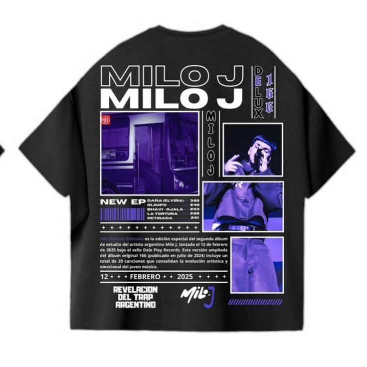 🎤 🌫️ CAMISETA MILO J – 111 & STREET VIBES 🌫️