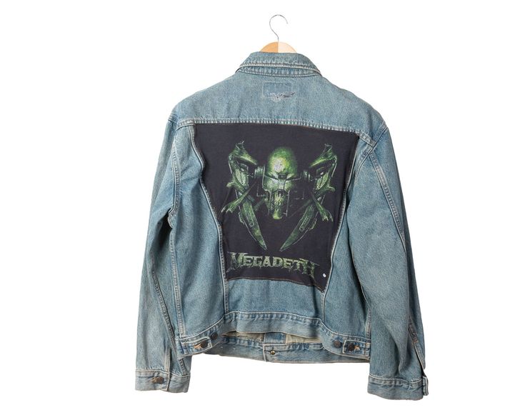 🎸☢️ CHAQUETA DENIM MEGADETH☢️🎸