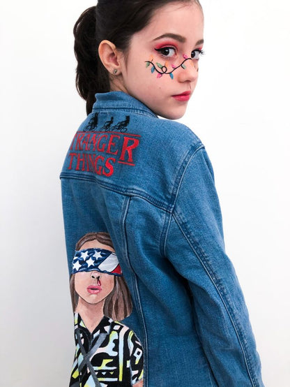 🧥⚡ Chaqueta Jean Stranger Things
