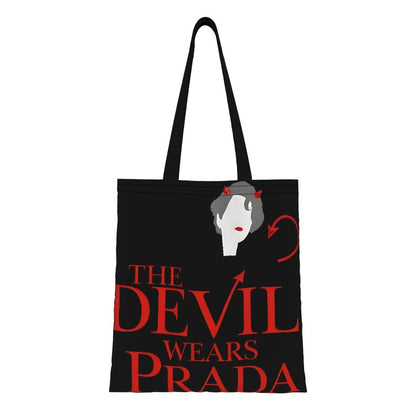 👜☕ TOTE BAG EL DIABLO VISTE A LA MODA  – EDITORIAL CARRYALL ☕👜