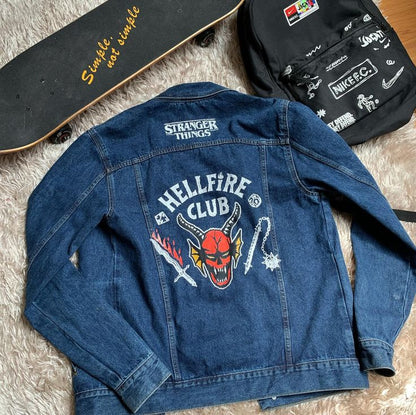 🧥⚡ Chaqueta Jean Stranger Things