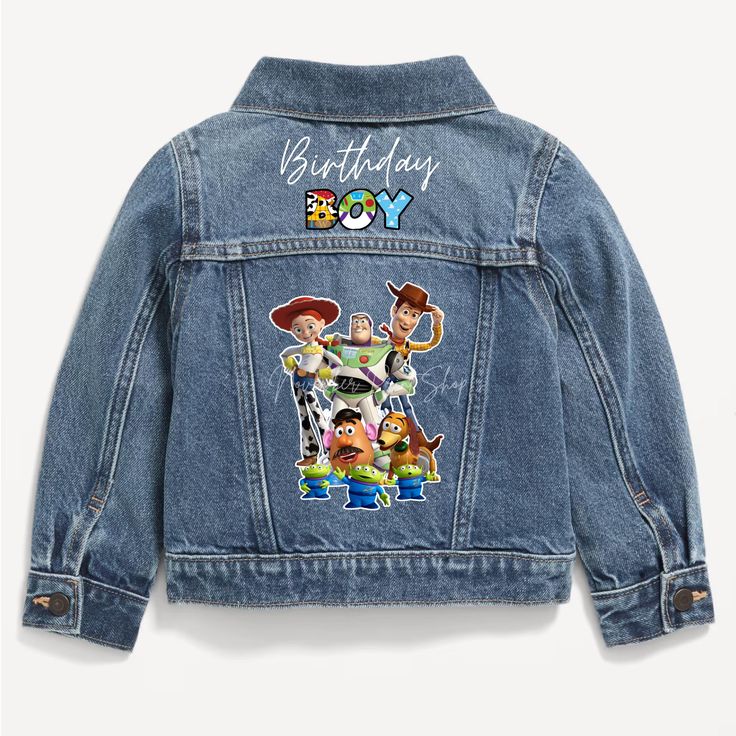 🤠🧥 CHAQUETA JEAN TOY STORY – DENIM NOSTALGIA 🔥🚀